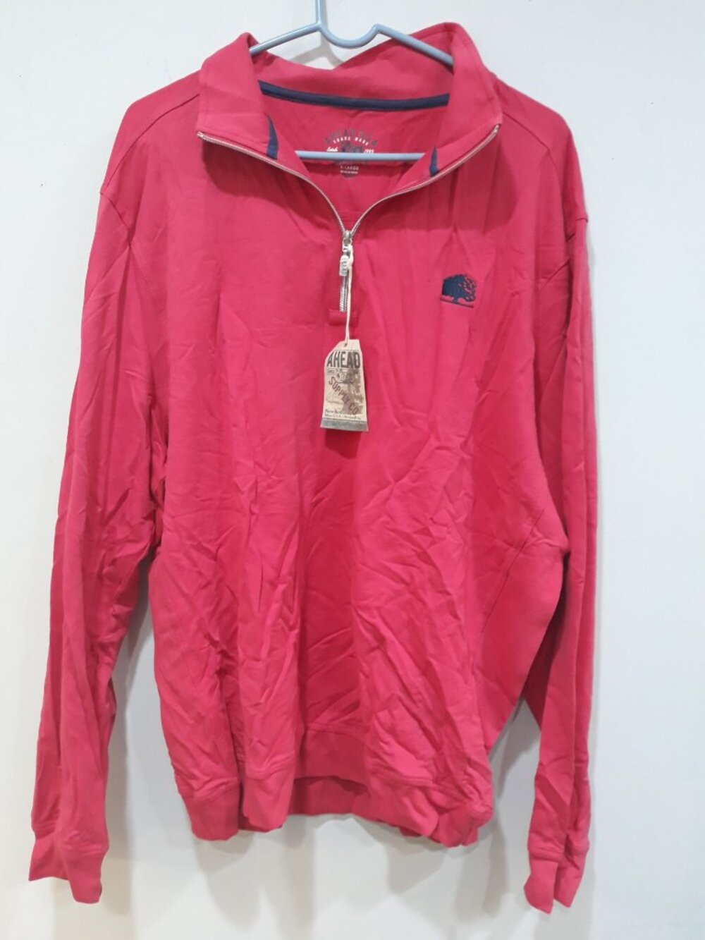 Ahead USA  Men's Golf Shirt Pink Size XL NEW WITH TAGS!